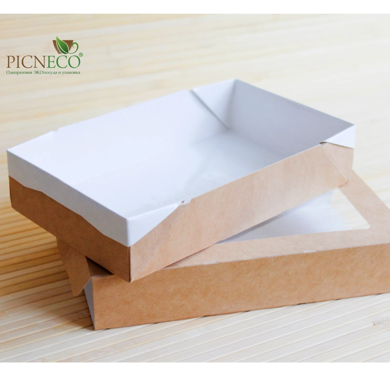 товар Контейнер бумажный, пенал, 1000 мл, 200*120*40 мм, крафт BK032